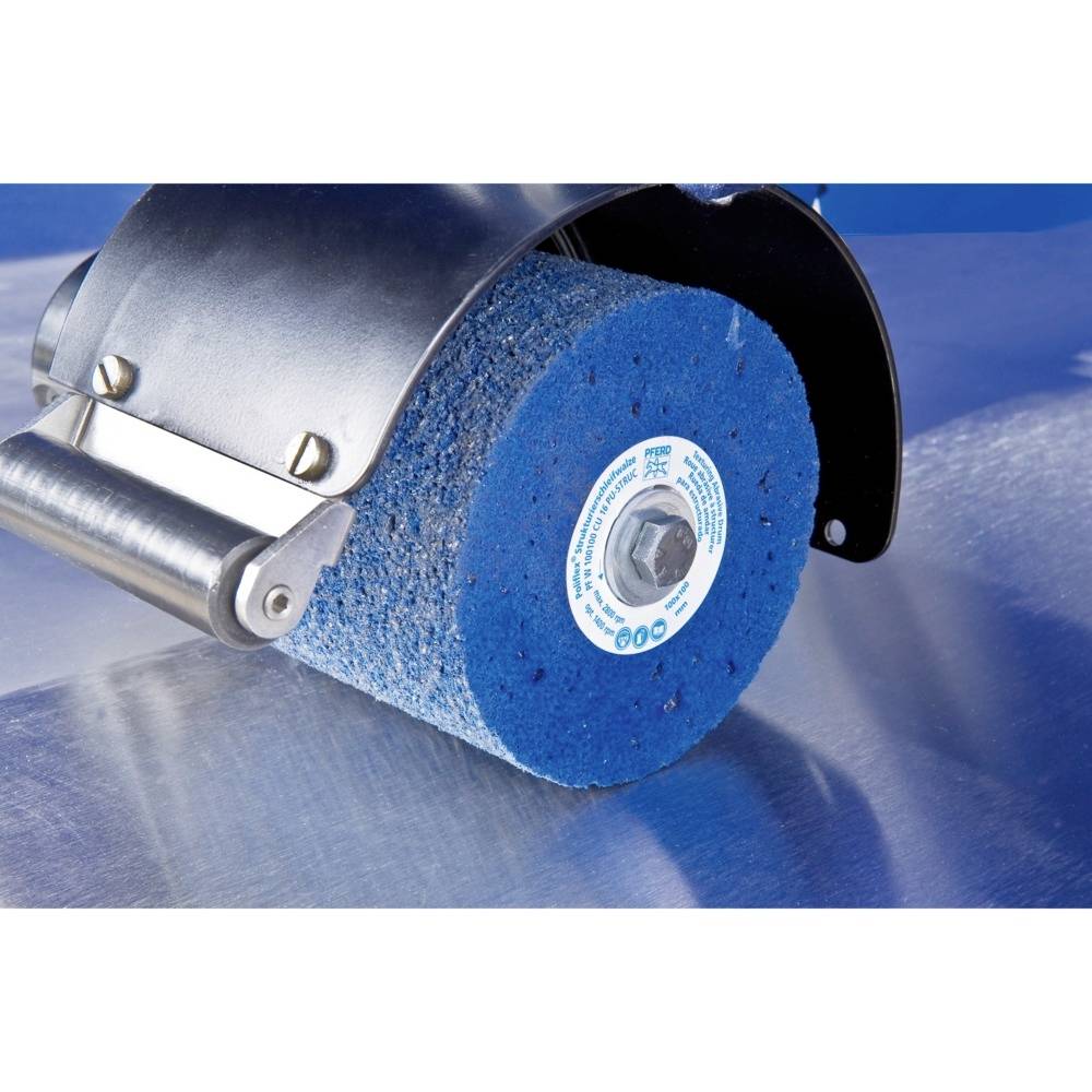 PFERD TOOLS 41030016 Schleifwalze PF W 100100/19 CU 16 PU-STRUC Durchmesser 100mm 1St.
