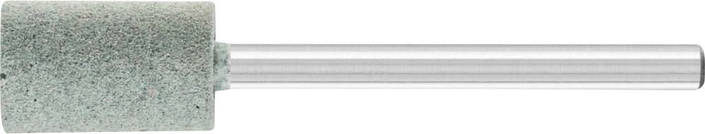 Schleifstein-Zylinder auf Metallstange für Bohrmaschinen, geeignet zum Schärfen und Glätten von Metalloberflächen.