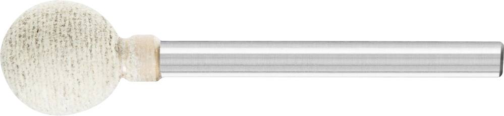 Ein kugelförmiger Polieraufsatz mit Metallgriff, verwendet für präzises Polieren von Oberflächen.