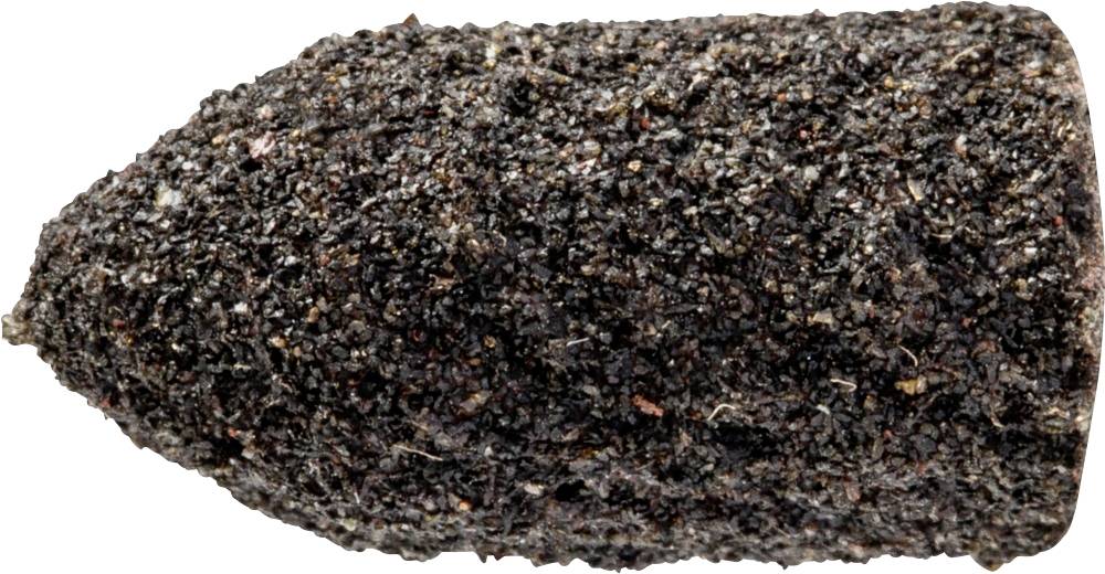 Eine Nahaufnahme eines lockeren, erdigen Objekts, möglicherweise eine Wurzeln oder ein Stück Erde, mit rauer, krümeliger Textur.