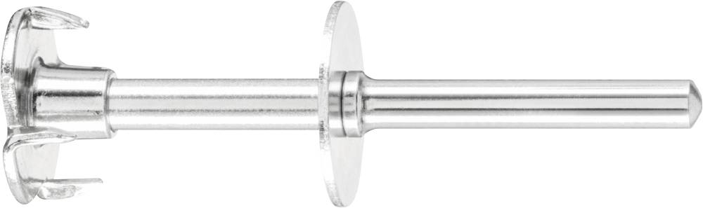 Metallischer Spreizdübel mit rundem Kopf und Schaft, verwendet in Bau und Befestigung für sicheren Halt in Beton oder Mauerwerk.