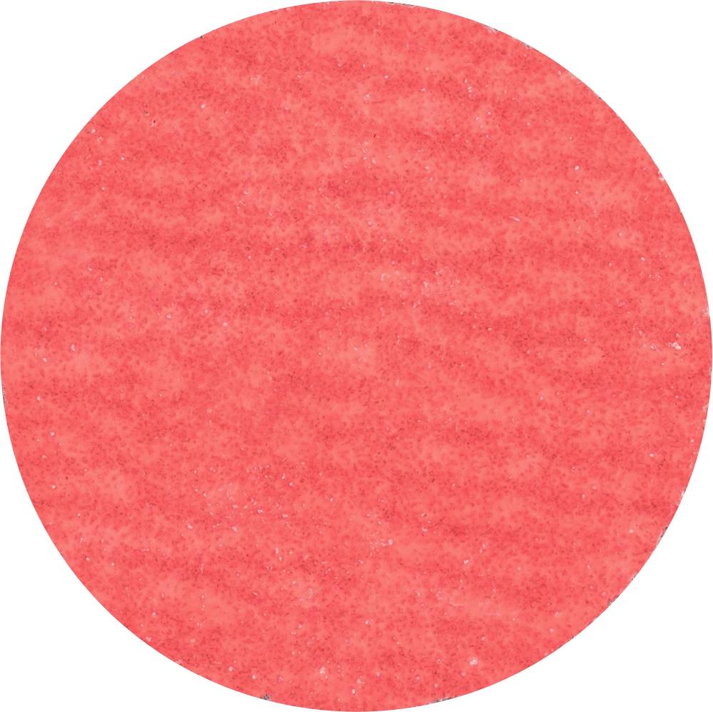 Roter Kreis auf weißem Hintergrund.