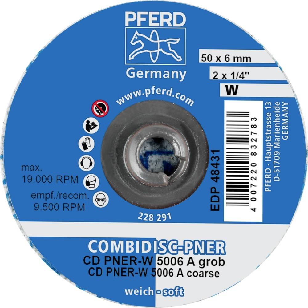 PFERD TOOLS 42759021 Schleifteller Durchmesser 50mm