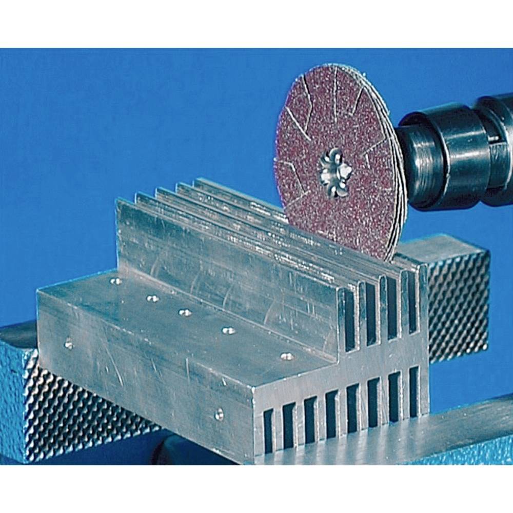 PFERD 42865408 KS 50-4A 80 Kissenschleifer Durchmesser 50mm Aluminium, Kupfer, Messing, Grau-/Sphäroguss, Temperguß