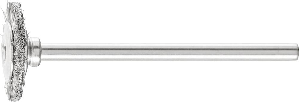 Metallschleifbürste mit langem Stiel, Drahtbürste am Ende zur Reinigung und Entrostung von Metalloberflächen.
