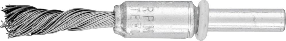 Metallfräser mit spiralförmigen Schneiden und zylindrischem Schaft, verwendet für präzises Fräsen von Metalloberflächen.