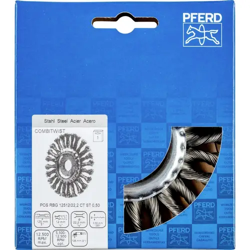 PFERD TOOLS Rundbürste POS RBG 12512/22,2 CT ST 0,50 43303010 1St. PFERD TOOLS Rundbürste POS RBG 12512/22,2 CT ST 0,50 43303010 1St.