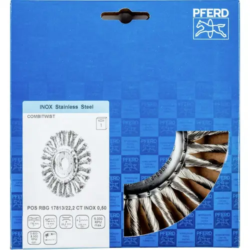 PFERD TOOLS Rundbürste POS RBG 17813/22,2 CT INOX 0,50 43304018 1St. PFERD TOOLS Rundbürste POS RBG 17813/22,2 CT INOX 0,50 43304018 1St.