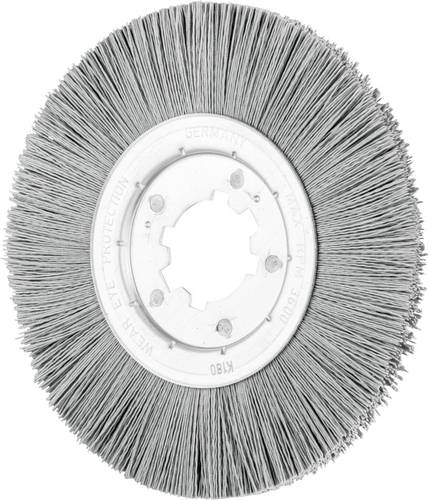 Rundbürste ungezopft rbu ø 250x15x508 mm Bohrung SiC-Filament-Ø 090 Korn 180 stationär - Pferd
