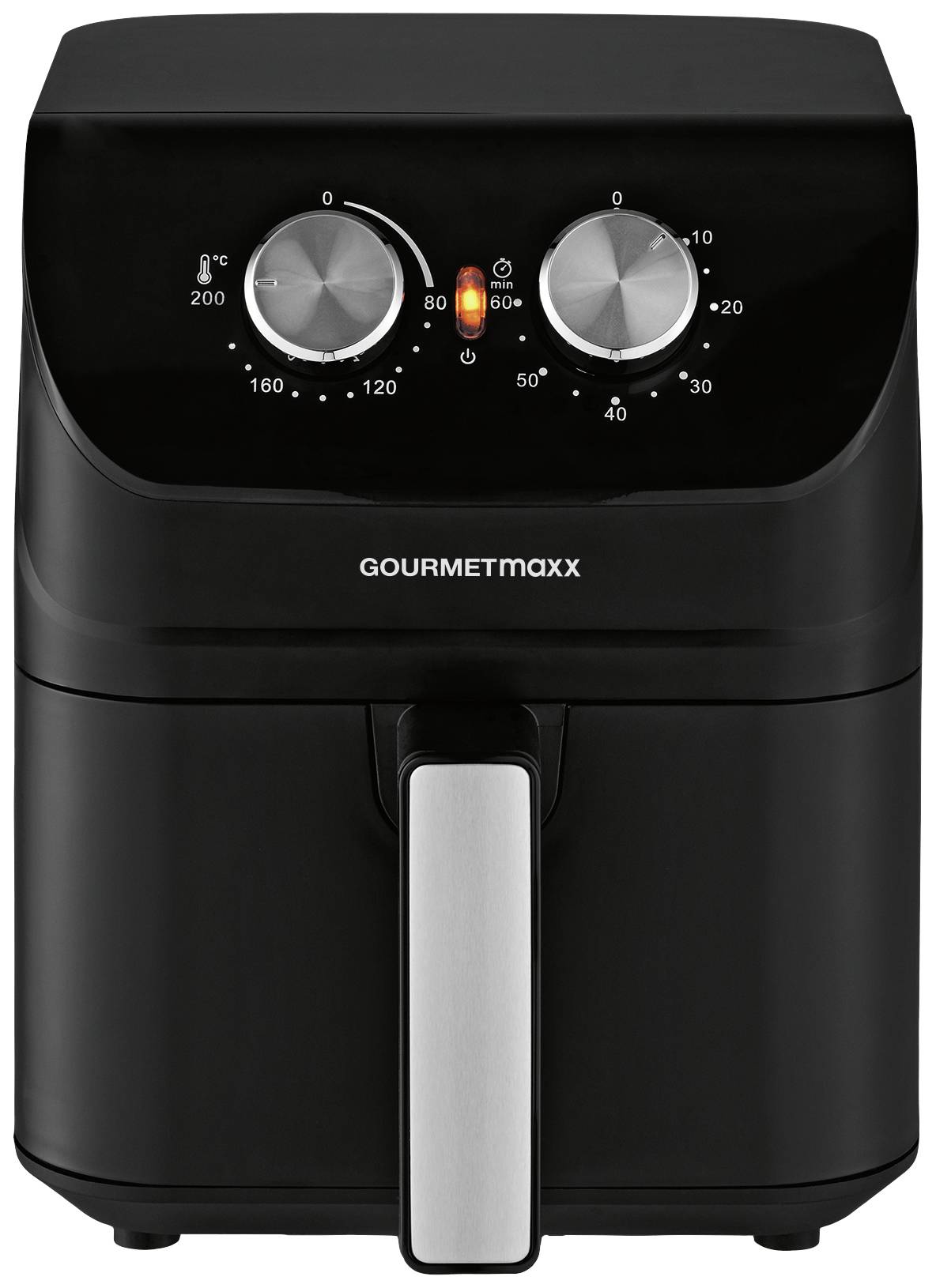 GourmetMaxx 14578 Heißluft-Fritteuse 4 l 1400 W Cool-Touch-Gehäuse Schwarz