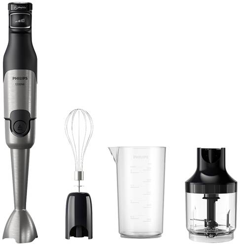 Philips Home HR2683/00 Stabmixer 1200W Mixstab für Suppen, Schneebesenaufsatz, mit Messbecher, mit