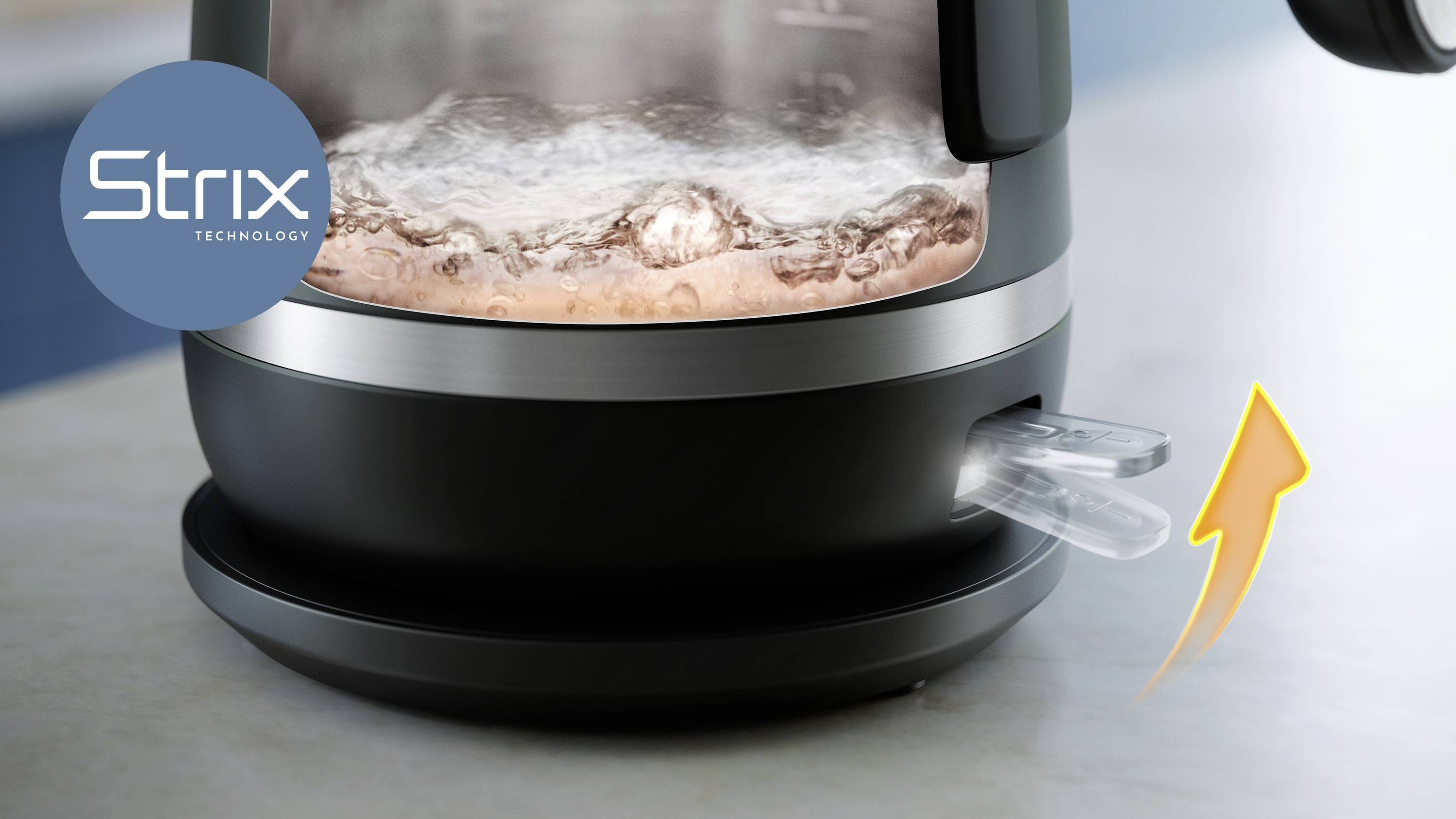 Philips Home HD9395/90 Wasserkocher Schwarz Fassungsvermögen: 1.7l