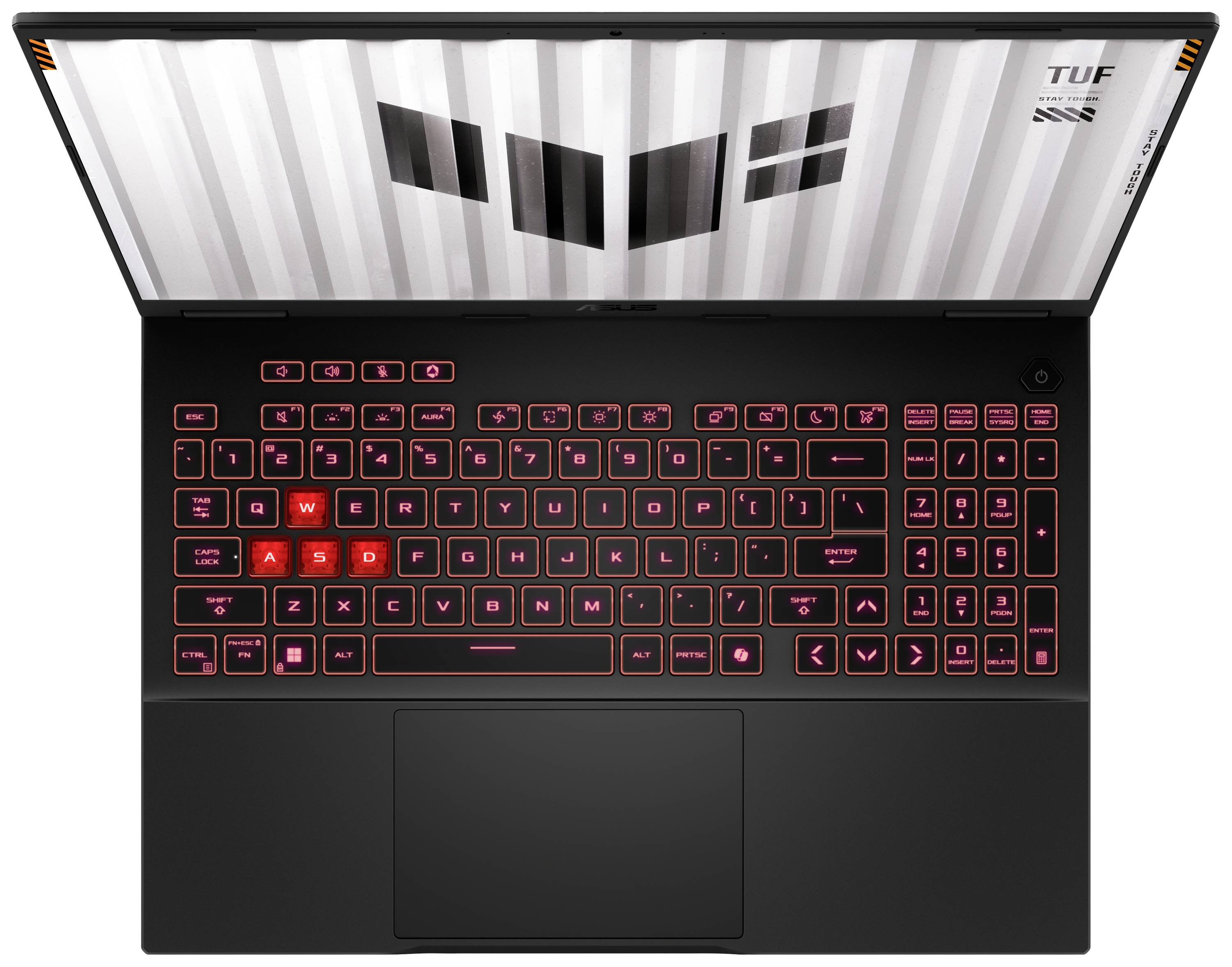 Asus Gaming Notebook TUF Gaming A16 FA608WI-QT010W 40.6 cm (16 Zoll) WQXGA AMD Ryzen AI 9 HX 370 16 GB RAM 1 TB SSD Deutsch, QWERTZ AMD Radeon™ 89