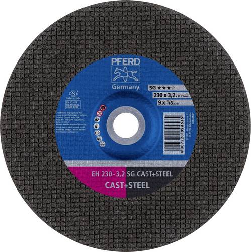 PFERD EH 230-3,2 SG CAST+STEEL 61324221 Trennscheibe gekröpft 230mm 22.23mm 25St.