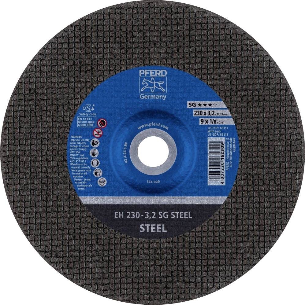 PFERD TOOLS EH 230-3,2 SG STEEL 61324222 Trennscheibe gekröpft 230mm 25 St. Stahl