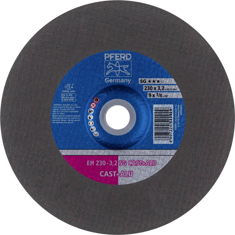 PFERD TOOLS EH 230-3,2 SG CAST+ALU 61324802 Trennscheibe gekröpft 230 mm 25 St. Aluminiumlegierung