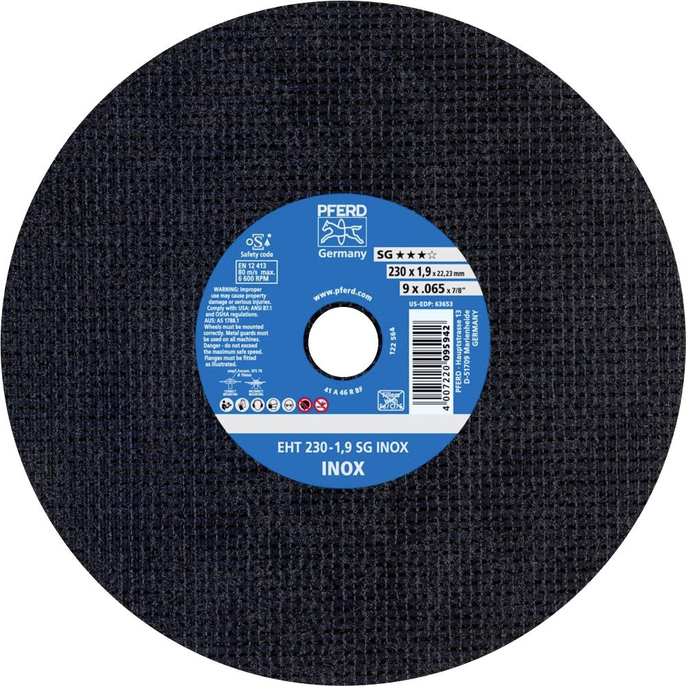 PFERD TOOLS EHT 230-1,9 SG INOX 61328124 Trennscheibe gerade 230mm 25 St. Edelstahl