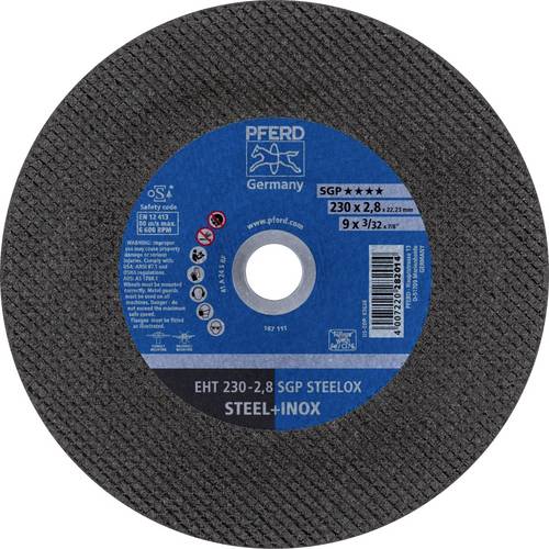 PFERD EHT 230-2,8 SGP STEELOX 61328722 Trennscheibe gerade 230mm 22.23mm 25St.