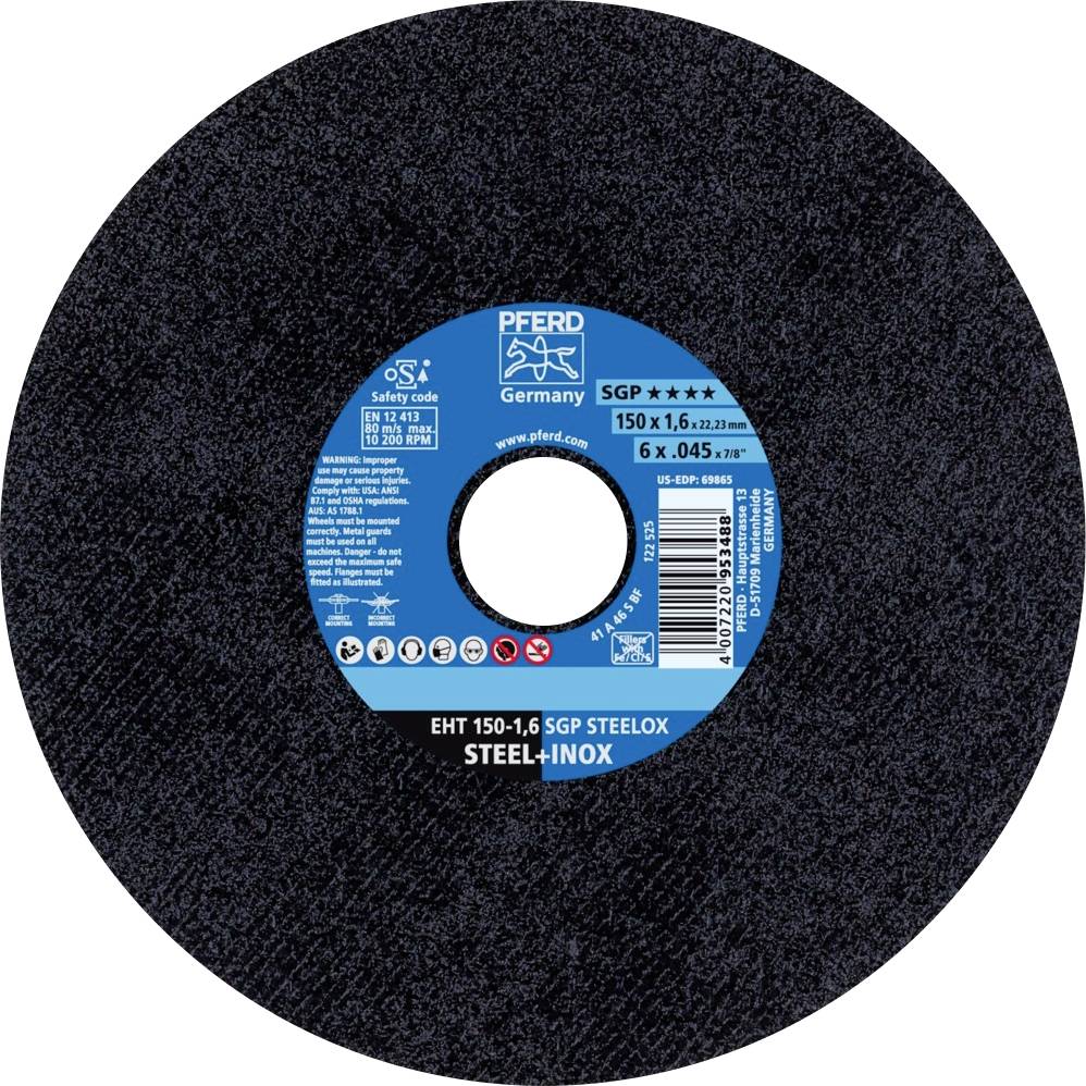 PFERD TOOLS EHT 150-1,6 SGP STEELOX 61342164 Trennscheibe gerade 150mm 25 St. Edelstahl, Stahl
