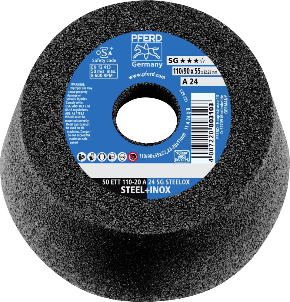 PFERD 63418224 Schleiftopf 50 ETT 110-20 A 24 SG STEELOX 110 mm 2 St.
