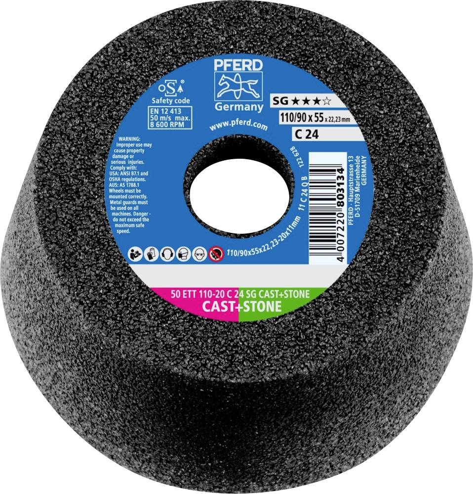 PFERD 63518224 Schleiftopf 50 ETT 110-20 C 24 SG CAST+STONE 110 mm 2 St.