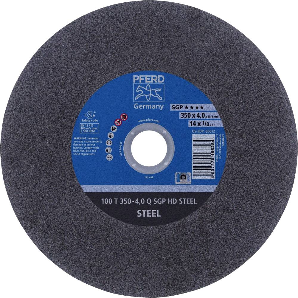PFERD TOOLS 100 T 350-4,0 Q SGP HD STEEL/25,4 66323625 Trennscheibe gerade 350mm 10 St. Vergütungsstahl, Stahl
