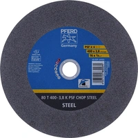 PFERD 80 T 400-3,8 K PSF CHOP STEEL/25,4 66324095 Trennscheibe gerade 400mm 10 St. Vergütungsstahl, Stahl PFERD 80 T 400-3,8 K PSF CHOP STEEL/25,4 66324095 Trennscheibe gerade 400mm 10 St. Vergütungsstahl, Stahl