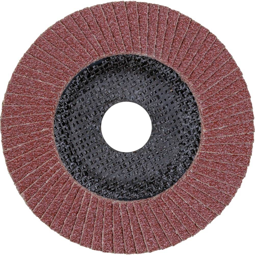 PFERD 67649115PFF 115A 120 PSF STEELOX Fächerschleifscheibe Durchmesser 115mm Bohrungs-Ø 22.23mm Edelstahl, Stahl 10St.