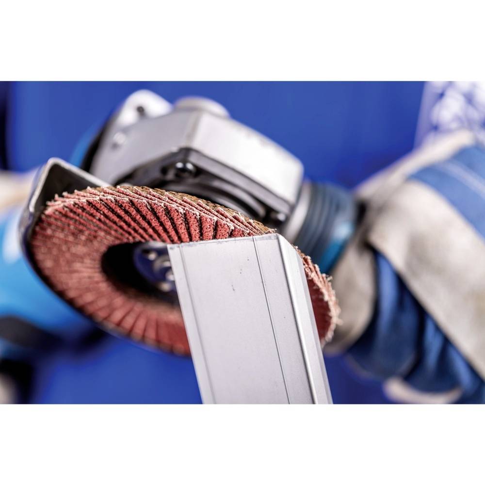 PFERD 67658185PFF 180 A-COOL 80 SG INOX+ALU Fächerschleifscheibe Durchmesser 180mm Bohrungs-Ø 22.23mm Aluminium, NE-Metalle