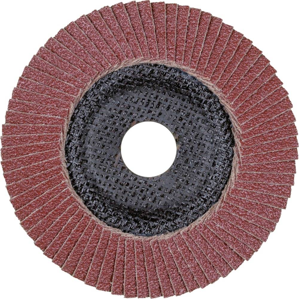 PFERD 67748125PFC 125A 80 PSF STEELOX Fächerschleifscheibe Durchmesser 125mm Bohrungs-Ø 22.23mm Edelstahl, Stahl 10St.