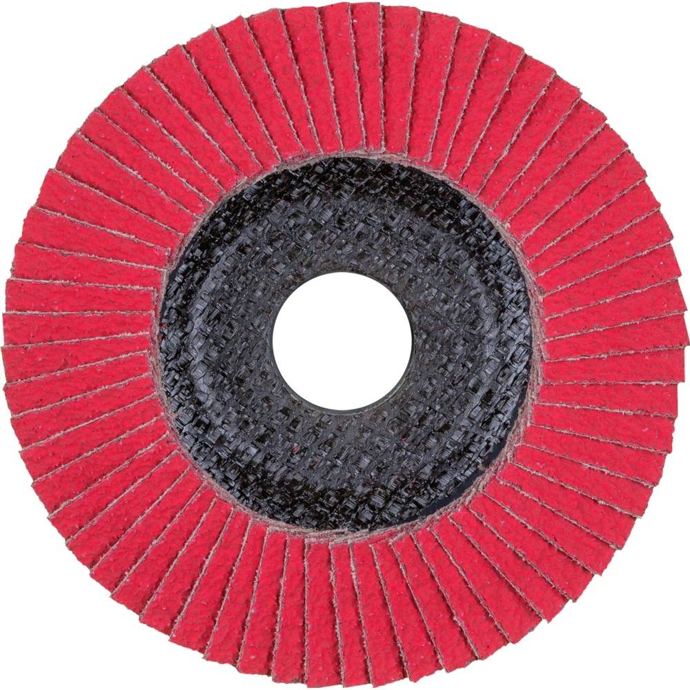 PFERD 67760415PFC 115 CO-COOL 40 SG STEELOX Fächerschleifscheibe Durchmesser 115mm Bohrungs-Ø 22.23mm Aluminiumlegierung