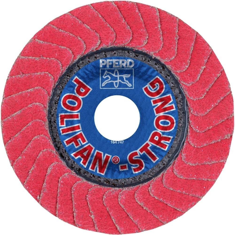 PFERD TOOLS 67789025PFC 125 CO-FREEZE 36 SGP STRONG INOX Fächerschleifscheibe Durchmesser 125mm Bohrungs-Ø 22.23mm