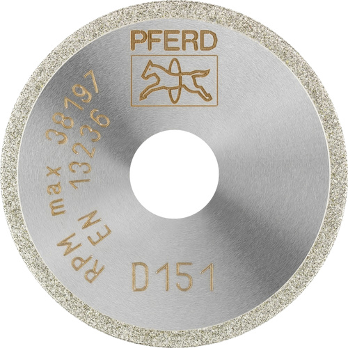 PFERD 68404015 D1A1R 40-1-10 D 151 GAD Diamanttrennscheibe Durchmesser 40mm Bohrungs-Ø 10mm Duroplast, Glas, Hartmetall, Abrasive