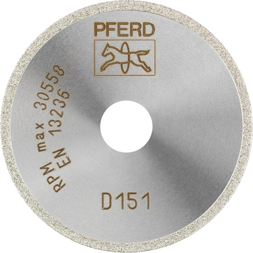 PFERD 68405025 D1A1R 50-1,4-10 D 151 GAD Diamanttrennscheibe Durchmesser 50mm Bohrungs-Ø 10mm Duroplast, Glas, Hartmetall
