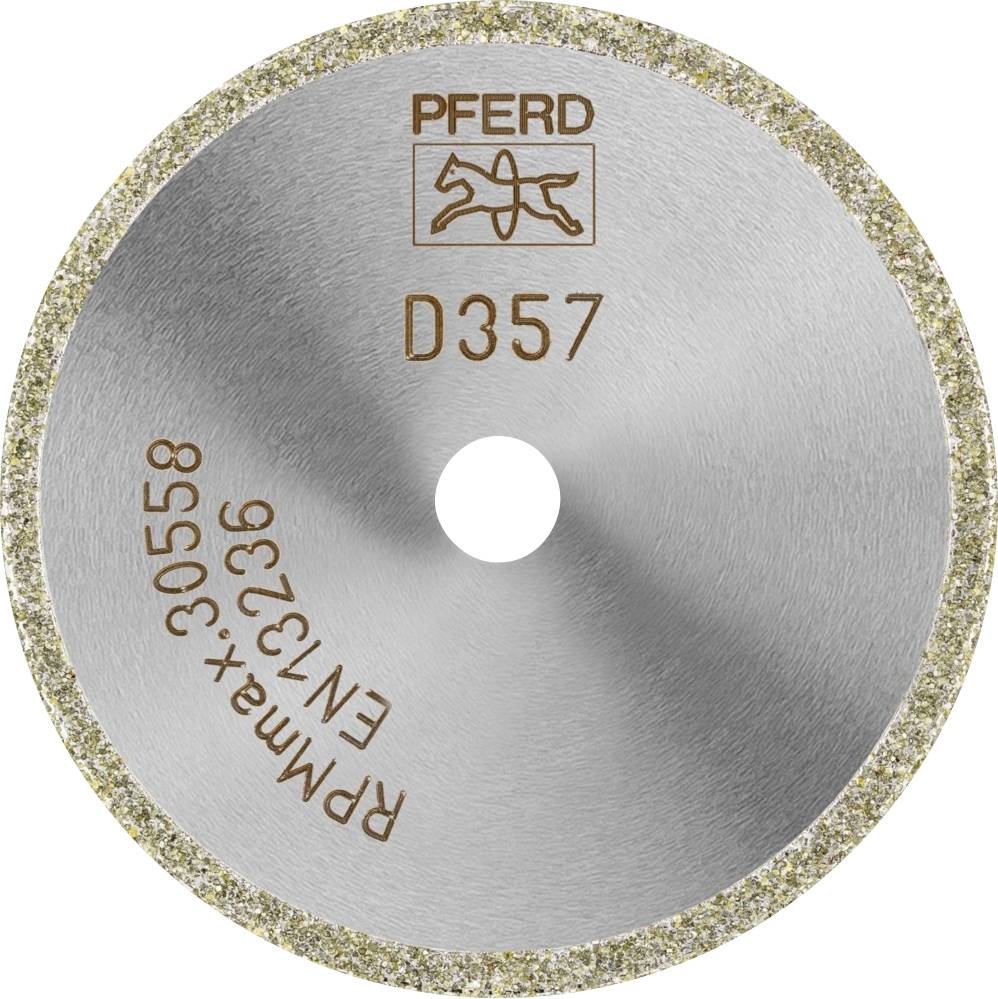 PFERD 68405164 D1A1R 50-2-10 D 357 GAD Diamanttrennscheibe Durchmesser 50mm Bohrungs-Ø 10mm Duroplast, Technische Keramik 1St.