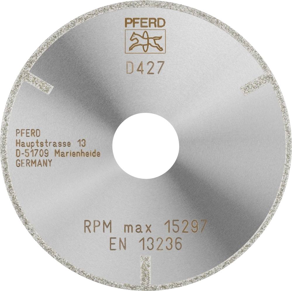 PFERD 68410238 D1A1R 100-2-22,23 D 427 GAG Diamanttrennscheibe Durchmesser 100 mm Bohrungs-Ø 22.23