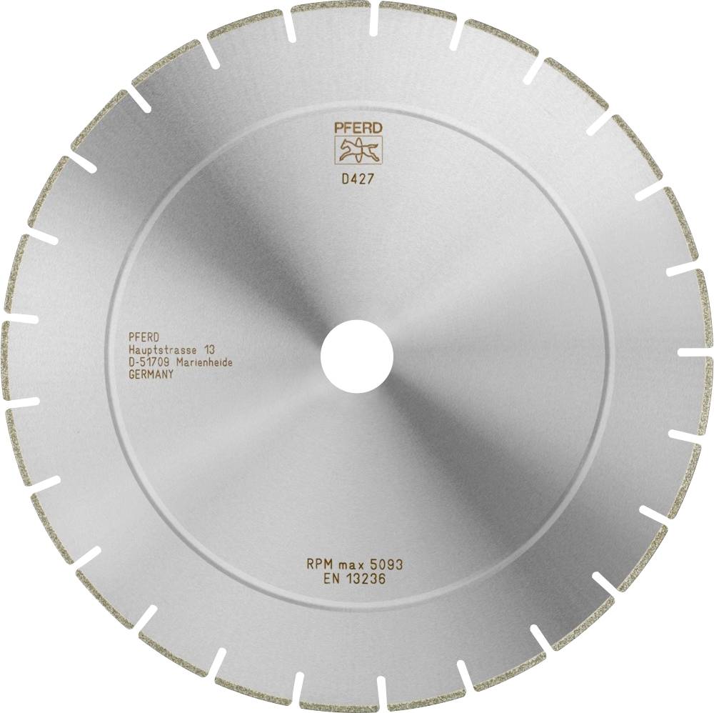 PFERD 68430037 D1A1RSS 300-2,5-30,0 D 427 GAS2 Diamanttrennscheibe Durchmesser 300 mm Bohrungs-Ø 30