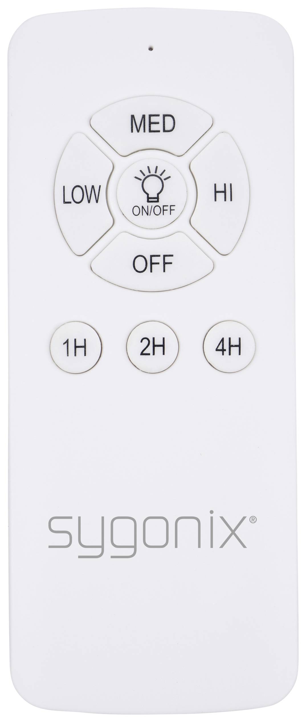 Sygonix Deckenventilator 55W (Ø x H) 910mm x 370mm Weiß Timer, mit Beleuchtung, mit Fernbedienung