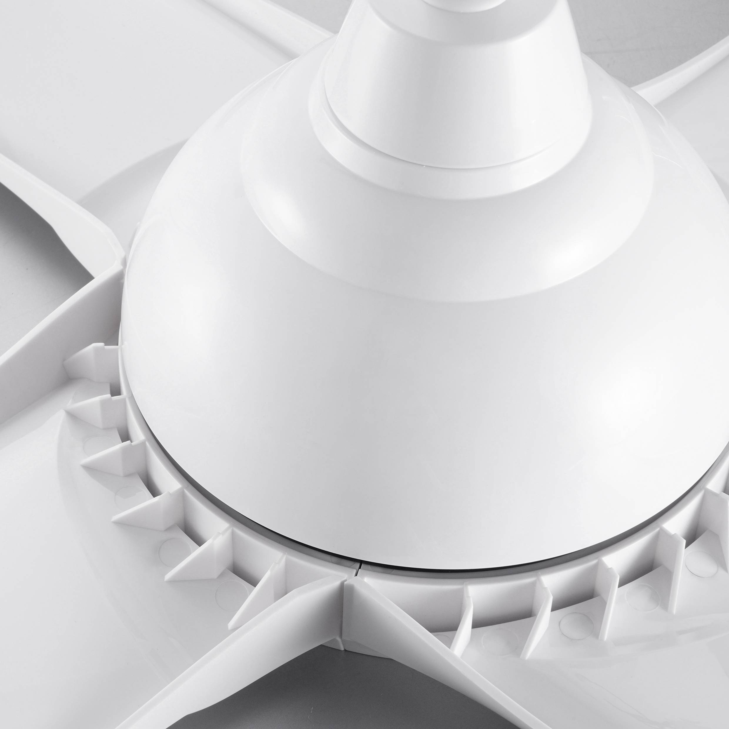 Sygonix Deckenventilator 55W (Ø x H) 910mm x 370mm Weiß Timer, mit Beleuchtung, mit Fernbedienung