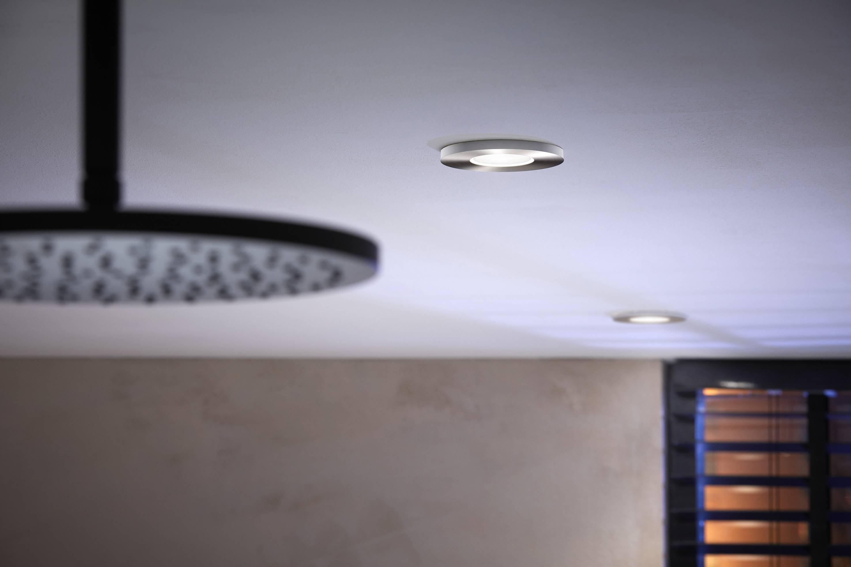 Philips Hue LED-Einbauleuchte 871951435534700 Hue White & Col. Amb. Xamento Einbauspot silber 1er LED fest eingebaut 5.7 W