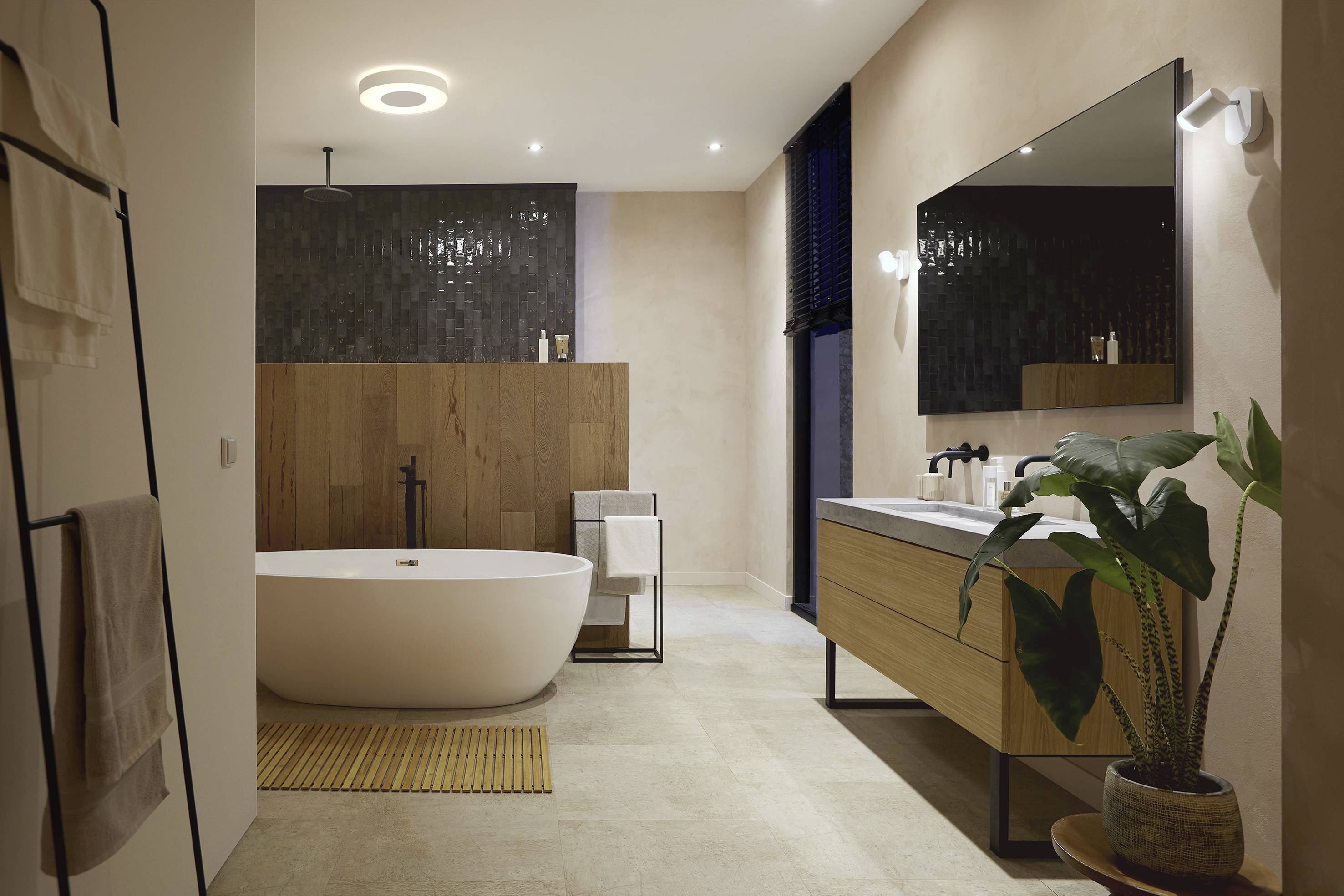 Philips Hue LED-Einbauleuchte 871951435534700 Hue White & Col. Amb. Xamento Einbauspot silber 1er LED fest eingebaut 5.7 W