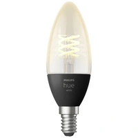 Philips Hue LED-Leuchtmittel 871951430223500 EEK: G (A - G) Hue White E14 Kerze Einzelpack Filament 300lm E14 4.5 W Warmweiß EEK: G (A - G) Philips Hue LED-Leuchtmittel 871951430223500 EEK: G (A - G) Hue White E14 Kerze Einzelpack Filament 300lm E14 4.5 W Warmweiß EEK: G (A - G)