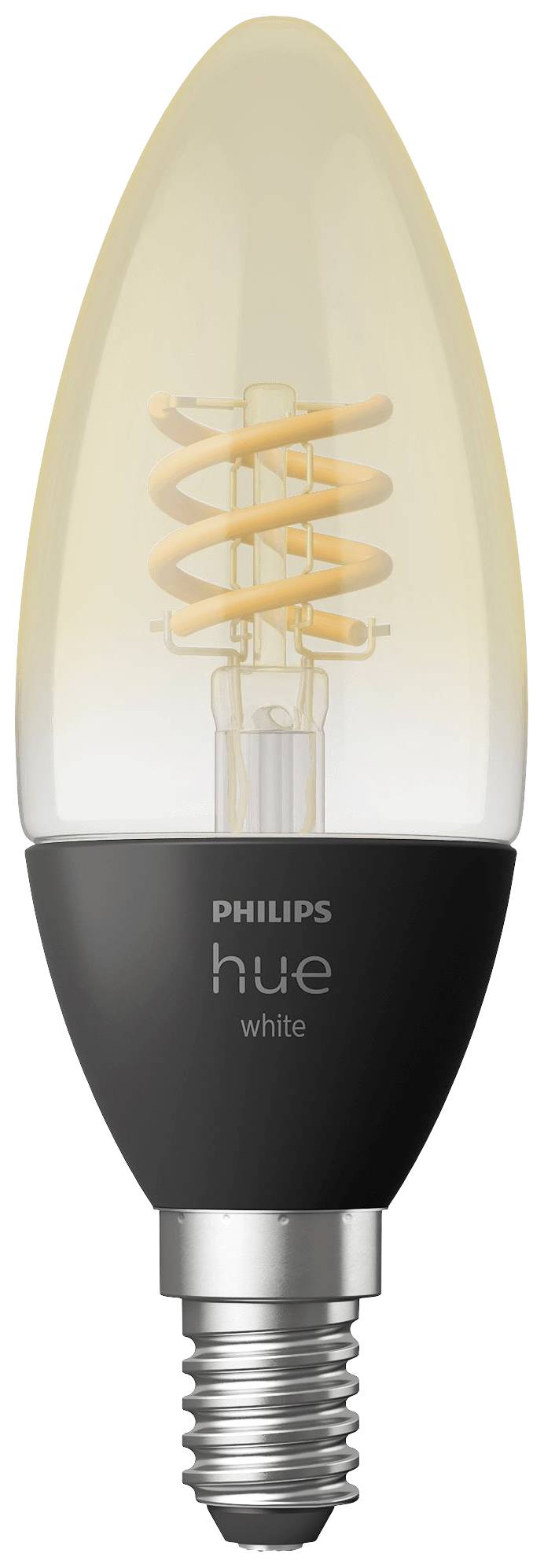 Philips Hue LED-Leuchtmittel 871951430223500 EEK: G (A - G) Hue White Kerze Einzelpack Filament 300lm E14 4.5 W Warmweiß