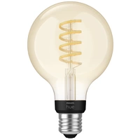 Philips Hue LED-Leuchtmittel 871951430148100 EEK: G (A - G) Hue White Ambiance E27 Einzelpack Globe G93 Filament 300lm E27 7 W Warmweiß bis Kaltwei Philips Hue LED-Leuchtmittel 871951430148100 EEK: G (A - G) Hue White Ambiance E27 Einzelpack Globe G93 Filament 300lm E27 7 W Warmweiß bis Kaltwei
