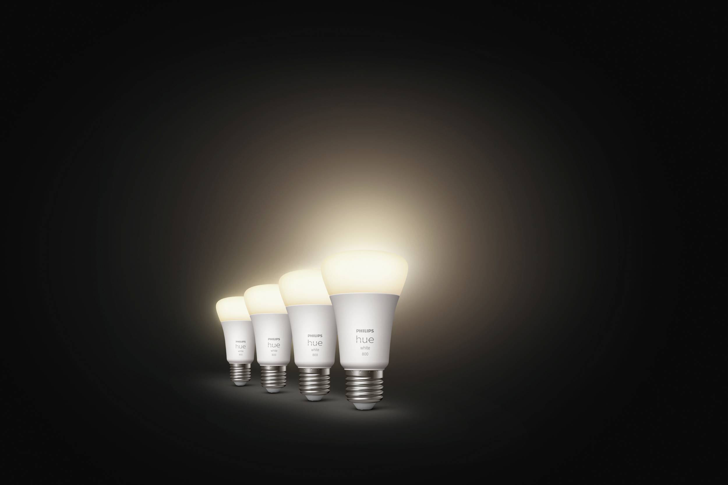 Philips Hue LED-Leuchtmittel (4er Set) 871951431914100 EEK: F (A - G) Hue White Viererpack 4x800lm 60W E27 36W Warmweiß