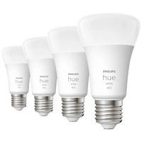 Philips Hue LED-Leuchtmittel (4er Set) 871951431914100 EEK: F (A - G) Hue White E27 Viererpack 4x800lm 60W E27 36 W Warmweiß EEK: F (A - G) Philips Hue LED-Leuchtmittel (4er Set) 871951431914100 EEK: F (A - G) Hue White E27 Viererpack 4x800lm 60W E27 36 W Warmweiß EEK: F (A - G)
