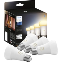 Philips Hue LED-Leuchtmittel (4er Set) 871951432828000 EEK: F (A - G) Hue White Ambiance Viererpack 4x570lm 60W E27 9 W Warmweiß bis Kaltweiß Philips Hue LED-Leuchtmittel (4er Set) 871951432828000 EEK: F (A - G) Hue White Ambiance Viererpack 4x570lm 60W E27 9 W Warmweiß bis Kaltweiß