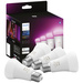 Philips Lighting Hue LED-Leuchtmittel (4er Set) 871951432840200 EEK: F (A - G) Hue White & Col. Amb. E27 Viererpack 4x570lm 60W