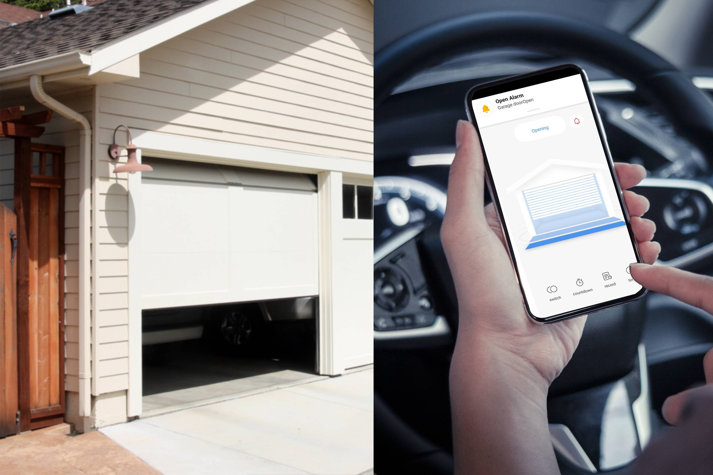 Sygonix SY-4887416 Funk-Garagentorsteuerung 2.4GHz Aufputz