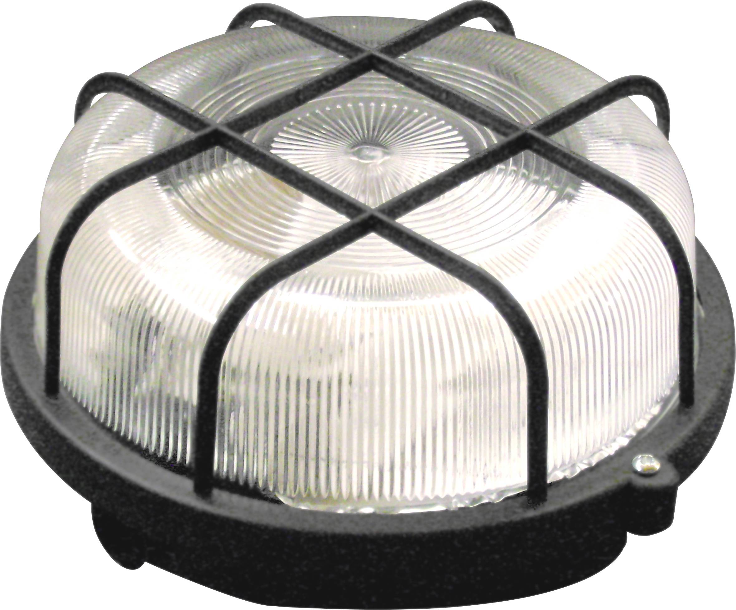 Müller-Licht Rund Feuchtraumleuchte E27 Schwarz